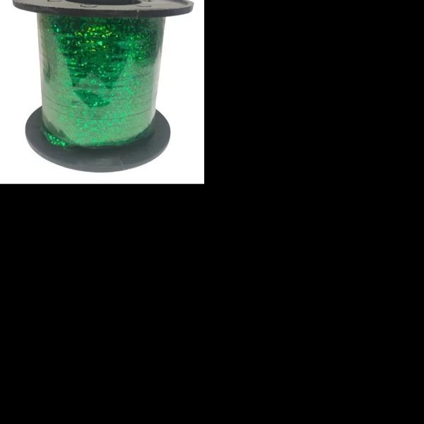 LISTON CURLING HOLOG. PUNTOS 1 VERDE B. 704 JANEL 200M ROLLO